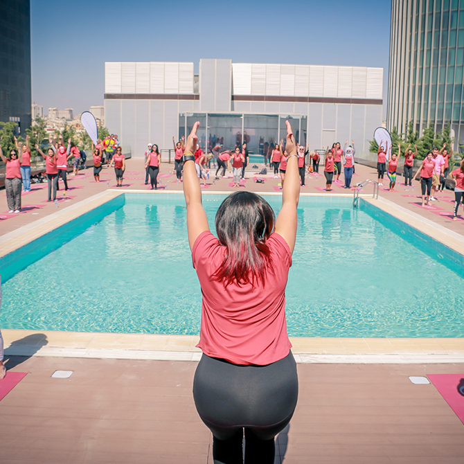 Oysho Organizes Yoga Day in Jordan